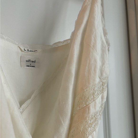 Aritzia Wilfred “Legere La boheme” linen wrap dress from Aritzia - brand new. - Picture 5 of 14